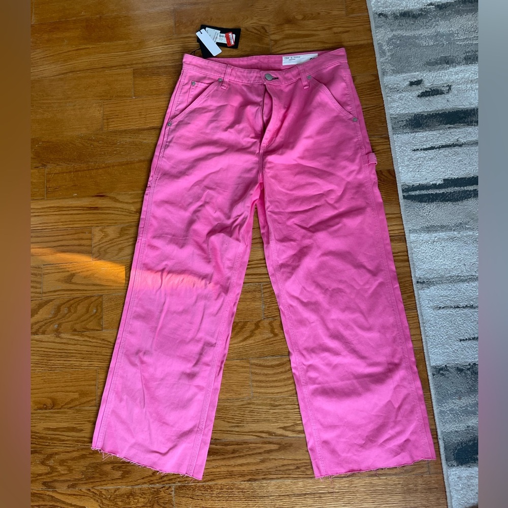 Rag & Bone Vibrant Pink Pants